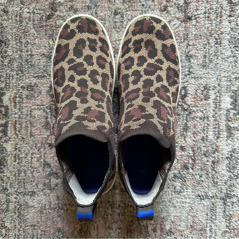 Rothy’s Original Leopard High-Top Sneaker